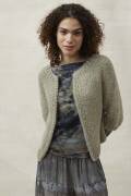 Strickset Jacke Top Down Lang Yarns SURI ALPACA mit Anleitung in garnwelt-Box S