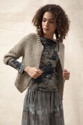 Strickset Jacke Top Down Lang Yarns SURI ALPACA mit Anleitung in garnwelt-Box M