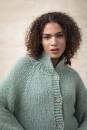 Knitting set Cardigan Top Down SURI ALPACA with knitting instructions in garnwelt box in size S