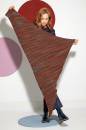 Knitting set Triangular shawl REINA with knitting instructions in garnwelt box in size ca 190 x 80 cm