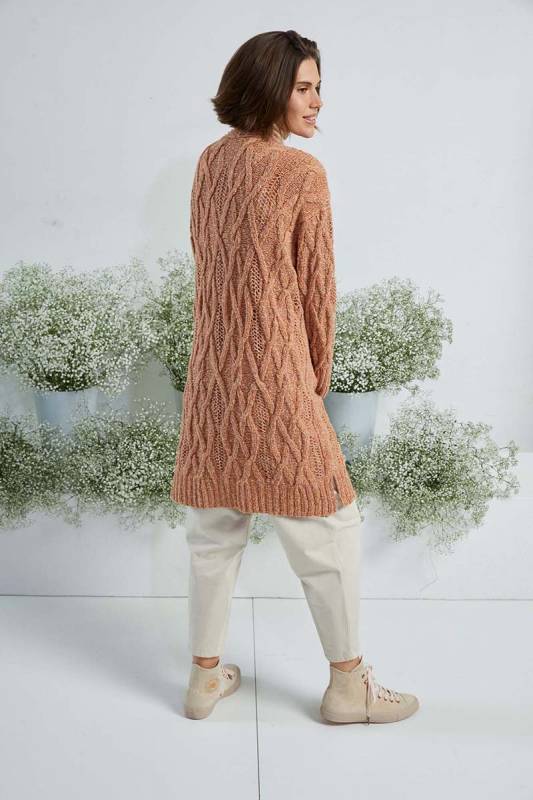Knitting instructions Long cardigan 272-13 LANGYARNS KYLIE as download