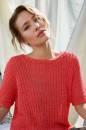 Knitting instructions Short-sleeved sweater 272-34 LANGYARNS CARLY as download