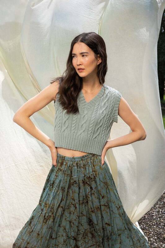 Strickanleitung Kurzer Pullunder 272-37-02 LANGYARNS SOFT COTTON als download