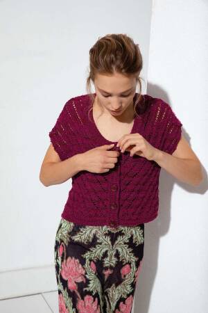 Knitting instructions Cropped cardigan 272-66 LANGYARNS ADELE as download