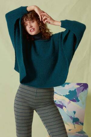 Strickanleitung Poncho-Pullover 274-50 LANGYARNS ENYA als download