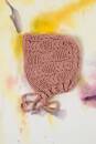 Knitting instructions Bonnet with cable pattern PTO-036_10 LANGYARNS BABY COTTON as download