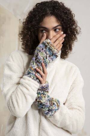 Knitting instructions Wrist warmers PTO-042_12 LANGYARNS BOLDCOLOR as download