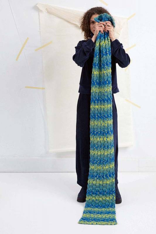 Knitting instructions Scarf PTO-043_06 LANGYARNS BERGEN as download