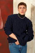 Strickanleitung Herrenpullover PTO-044_11 LANGYARNS...