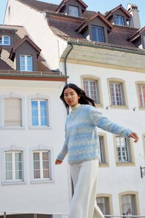 Knitting instructions Sweater PTO-047_03 LANGYARNS_SNOWFLAKE as download