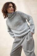 Strickanleitung Pullover Top Down PTO-048_03 LANGYARNS SURI ALPACA, CARPE DIEM als download