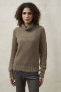 Strickanleitung Pullover mit Rollkragen Top Down PTO-048_06 LANGYARNS LACE als download