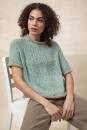 Knitting instructions Short-sleeved sweater Top Down PTO-048_09 LANGYARNS SURI ALPACA as download