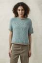 Knitting instructions Short-sleeved sweater Top Down PTO-048_09 LANGYARNS SURI ALPACA as download