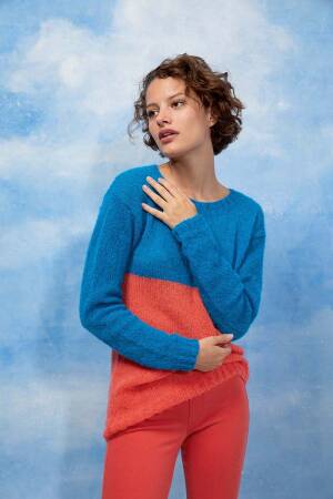 Knitting instructions Ladies sweater 276-07 LANGYARNS ALPACA SUPERLIGHT as download