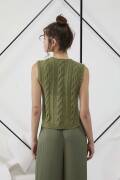 Strickanleitung Offener Pullunder 276-70 LANGYARNS AURA...