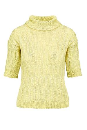 Strickanleitung Short-sleeved sweater WAD-010-05_WOOLADDICTS_SUNSHINE LEMON DROPS als download