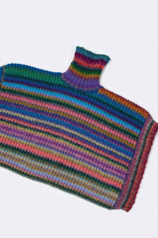 Knitting instructions Poncho FOL-014-05 LANGYARNS Mille Colori Baby as download