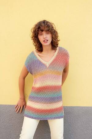 Knitting instructions Vest PTO-050_02 LANGYARNS PARADISE as download