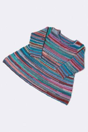 Strickanleitung Kleidchen PTO-054_03 LANGYARNS MERINO 200 BEBE COLOR als download