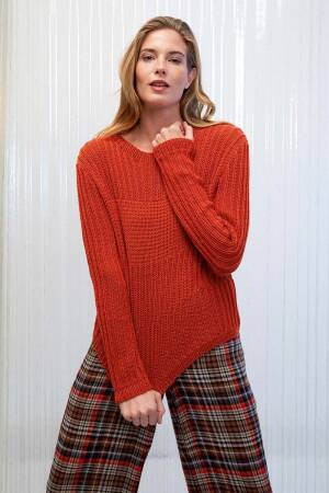 Strickanleitung Damenpullover PTO-055_04 LANGYARNS MERINO 120 als download