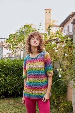 Strickanleitung Kurzarmpullover PTO-057_06 LANGYARNS LINELLO als download