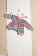 Strickset Jacke Lang Yarns MILLE COLORI BABY mit Anleitung in garnwelt-Box 62
