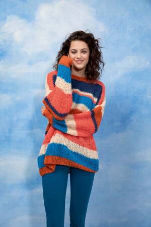 Strickset Pullover Lang Yarns ALPACA SUPERLIGHT mit Anleitung in garnwelt-Box S-M