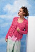 Strickset Jacke Lang Yarns AURA mit Anleitung in garnwelt-Box S