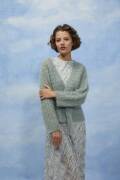 Strickset Wickeljacke Lang Yarns MOHAIR LUXE mit Anleitung in garnwelt-Box
