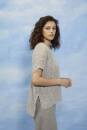 Knitting set Short-sleeved sweater  with knitting instructions in garnwelt box in size S-M