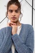 Strickset Jacke Lang Yarns LIZA mit Anleitung in garnwelt-Box S-M