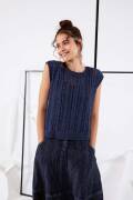 Strickset Pullunder Lang Yarns LINO mit Anleitung in...