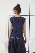 Strickset Pullunder Lang Yarns LINO mit Anleitung in garnwelt-Box S