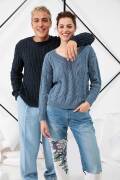 Strickset Pullover Lang Yarns SOFT COTTON mit Anleitung in garnwelt-Box