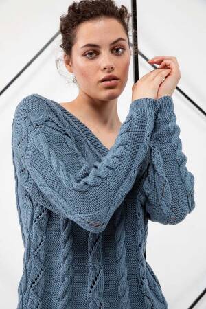 Strickset Pullover Lang Yarns SOFT COTTON mit Anleitung in garnwelt-Box S-M