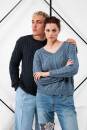Strickset Pullover Lang Yarns SOFT COTTON mit Anleitung in garnwelt-Box S-M