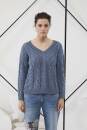 Strickset Pullover Lang Yarns SOFT COTTON mit Anleitung in garnwelt-Box S-M
