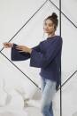 Knitting set Sweater NORMA with knitting instructions in garnwelt box in size S-M