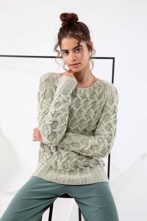 Strickset Pullover Lang Yarns SAKURA mit Anleitung in garnwelt-Box
