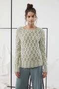 Knitting set Pullover  with knitting instructions in garnwelt box in size S-M