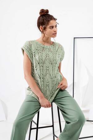 Strickset Pullunder Lang Yarns AMIRA mit Anleitung in garnwelt-Box