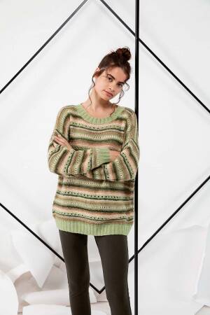 Strickset Pullover Lang Yarns AURA  REGINA  LACE mit Anleitung in garnwelt-Box S-M