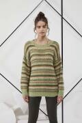 Strickset Pullover Lang Yarns AURA  REGINA  LACE mit Anleitung in garnwelt-Box S-M