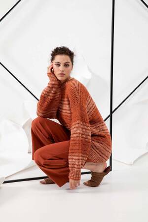 Strickset Pullover Lang Yarns REGINA mit Anleitung in garnwelt-Box S-M