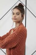 Strickset Jacke Lang Yarns LINO mit Anleitung in garnwelt-Box S-M