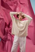 Knitting set Pullover REGINA with knitting instructions in garnwelt box in size S-M