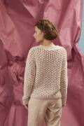 Strickset Pullover Lang Yarns SAKURA mit Anleitung in garnwelt-Box S-M