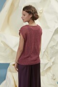 Strickset Pullunder Lang Yarns CREALINO mit Anleitung in garnwelt-Box L-XL