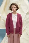 Strickset Jacke Lang Yarns AMIRA LIGHT mit Anleitung in garnwelt-Box S-M